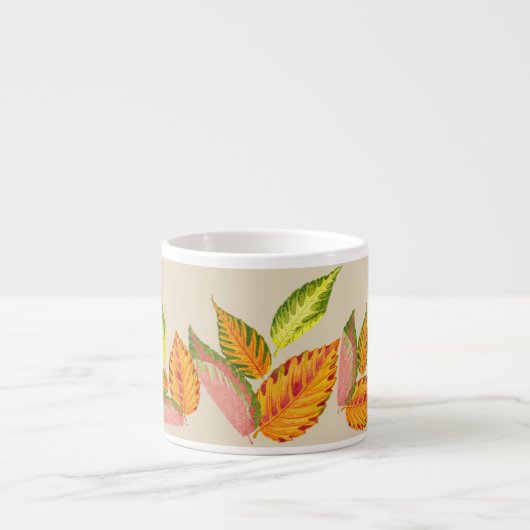 Arty Autumn sur une tasse d'expresso (Devant)