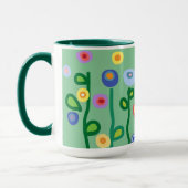 Arty flowers mug (Gauche)