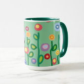 Arty flowers mug (Devant droit)