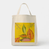 Arty Herfst op een boodschappentas Tote Bag (Achterkant)