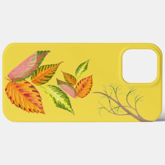 Arty Herfst op een iPhone Case (Achterkant (horizontaal))