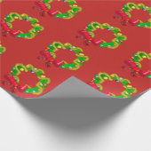 Arty Kerstmis - tekst Cadeaupapier (Hoek)