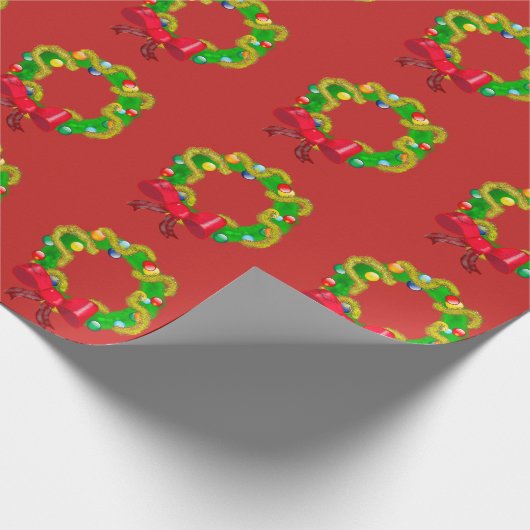 Arty Kerstmis - tekst Cadeaupapier (Hoek)