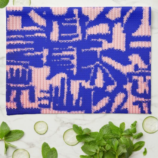 Arty Knit Design Serviette de cuisine (Plié)