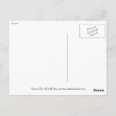 Arty  Oude Wereldkaart Briefkaart (Achterkant)