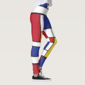 Arty Piet Mondrian Colorful Leggings (Rechts)