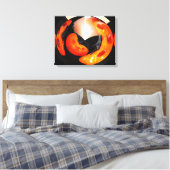 Arty pomkins canvas afdruk (Insitu (Slaapkamer))