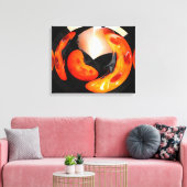 Arty pomkins canvas afdruk (Insitu (Woonkamer))