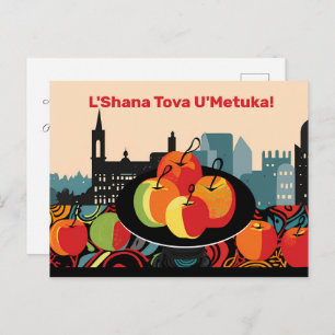 Arty tijdgenoot Shana Tova Briefkaart