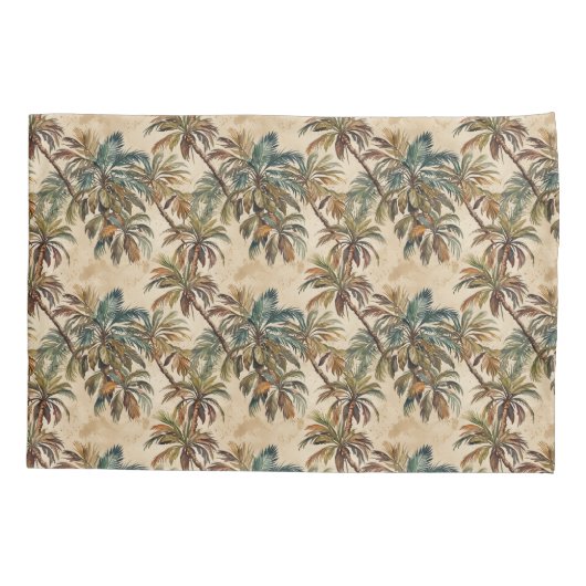 Arty Waterverf Kokospalm Kussensloop (Achterkant)