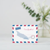 Aruba Air Mail Escort/Mariage de carte de siège (Debout devant)