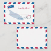 Aruba Air Mail Escort/Mariage de carte de siège (Devant / Derrière)
