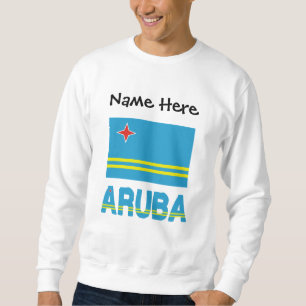 Aruba Arubaanse Vlag Zwarte Personalisatie Trui