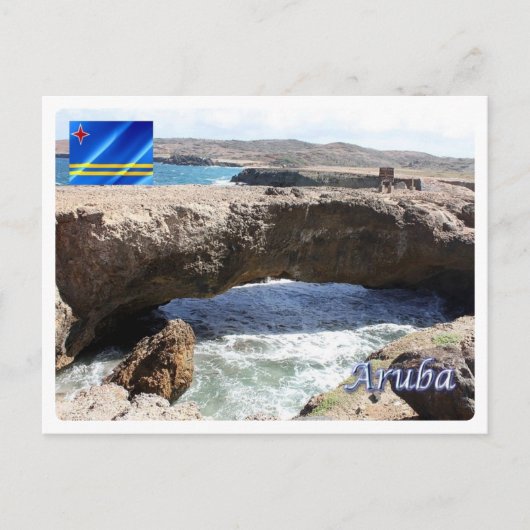 Aruba - Baby Natural Bridge - Briefkaart (Voorkant)
