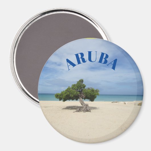 Aruba Beach Magnet (Recto/Verso)