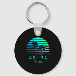 Aruba Beach Vibes Vakantie Souvenir Sleutelhanger