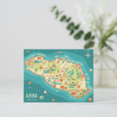 Aruba belle île carte postale (Debout devant)