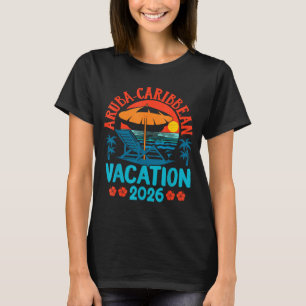 Aruba Caribisch 2026 Gezondheidsvakantie Strand Zo T-shirt