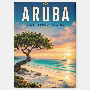 🌴 Aruba Caribische Strandreis ☀️ Magneet
