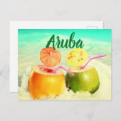 Aruba coconuts briefkaart (Voorkant / Achterkant)