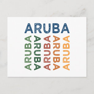 Aruba Cute Colorful Briefkaart