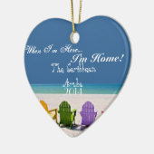 ARUBA, DE CARIBBEAN-BEACH LOVER GIFT ORNAMENT (Links)