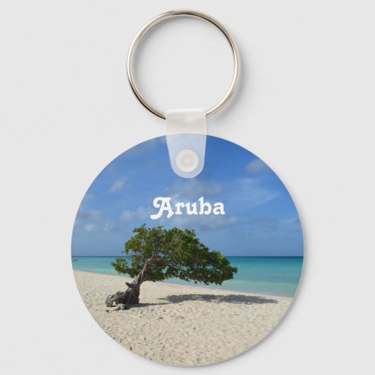 Aruba Divi Divi Tree Sleutelhanger (Voorkant)