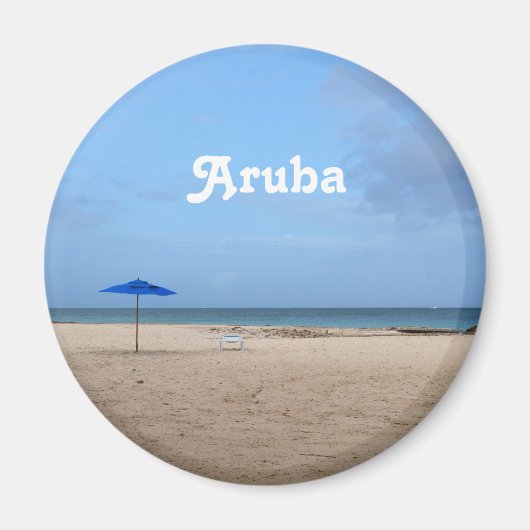 Aruba eenzaamheid magneet (Voorkant)