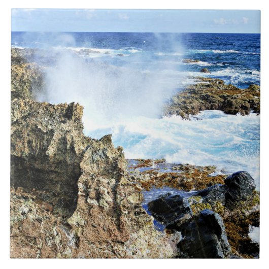 Aruba, eiland Caribische Zee Tegeltje (Voorkant)