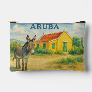 Aruba Ezel en Cunucu Huis Aquarel Etui