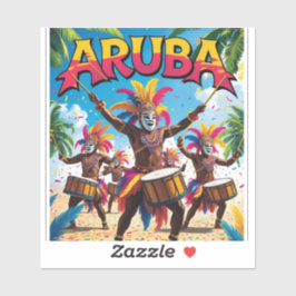 Aruba Festival van de Zon Sticker