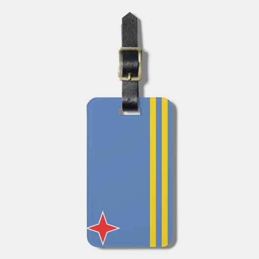 Aruba Flag Bagagelabel (Voorkant verticaal)