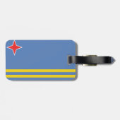 Aruba Flag Bagagelabel (Achterkant horizontaal)