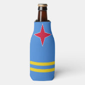 Aruba Flag Flesjeskoeler (Fles Voorkant)