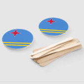 Aruba Flag Handwaaier (Niet-gemonteerd)