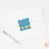 Aruba Flag Sticker (Envelop)