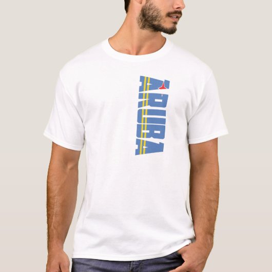 Aruba Flag T-shirt (Voorkant)