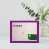 Aruba Gecko Briefkaart (Staand voorkant)