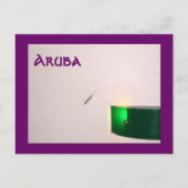 Aruba Gecko Briefkaart (Voorkant)