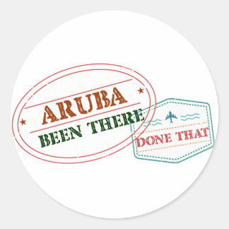Aruba is er klaar voor dat ronde sticker