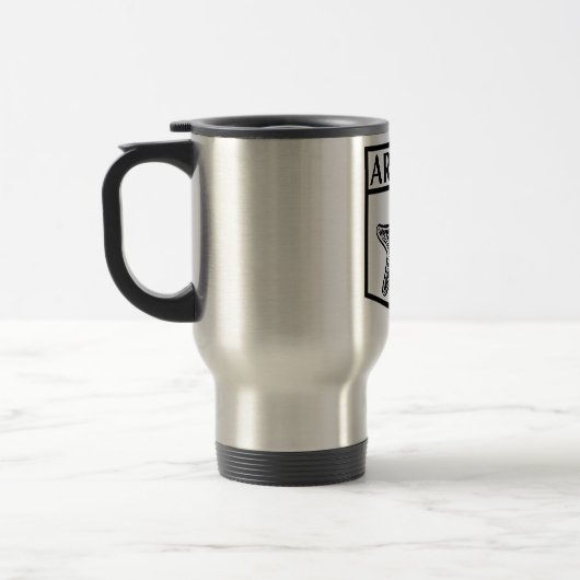 Aruba Island Design - Roestvrij staal 15 oz Travel Reisbeker (Links)