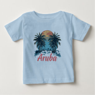 Aruba Island Design (versie 2) - Baby Fine Jersey