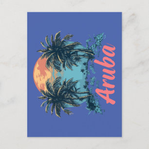 Aruba Island Design (versie 2) - Standaard Postcar Briefkaart