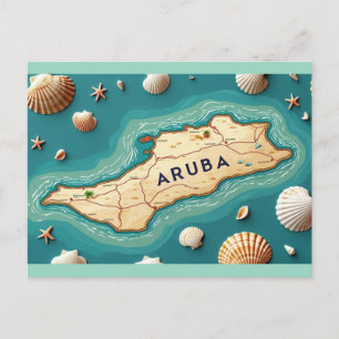 Aruba kaart van eiland