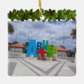 Aruba Kerstvakantie Ornament (Voorkant)