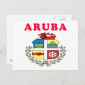 Aruba-laag van Design Briefkaart (Voorkant / Achterkant)