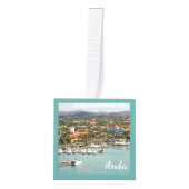 Aruba Marina Gepersonaliseerd Ornament (Voorkant)