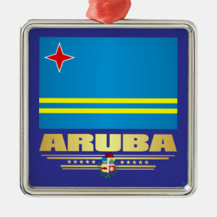 Aruba Metalen Ornament