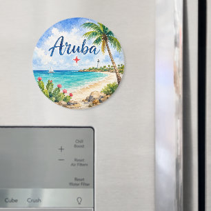 Aruba Nederlands Caribisch Eiland reis souvenir Magneet