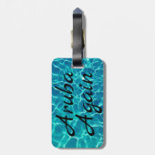 Aruba opnieuw bagagelabel (Achterkant verticaal)